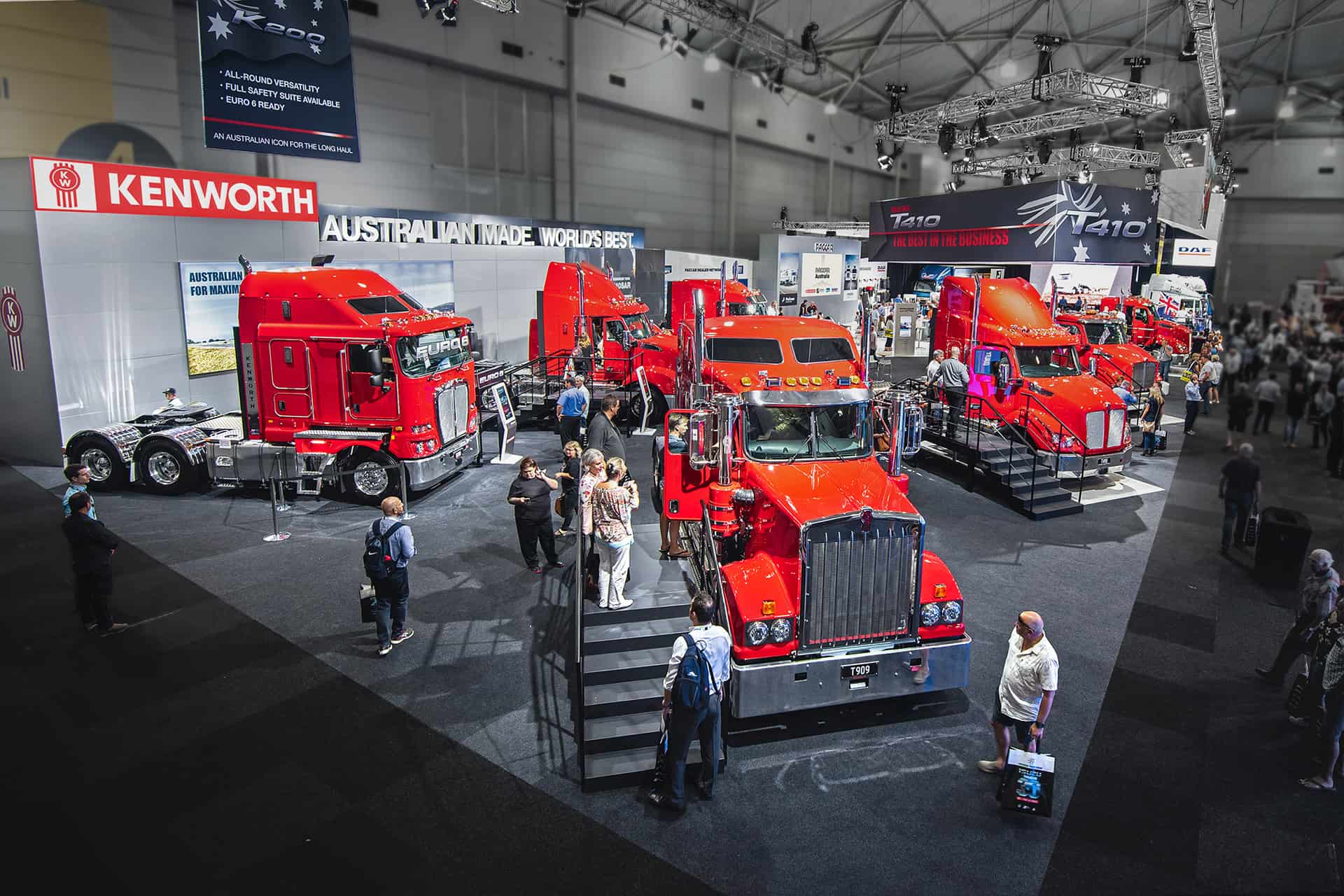 PACCAR showtopper exhibition stand at Brisbane Truck Show 2019 by Expocentric.com.au