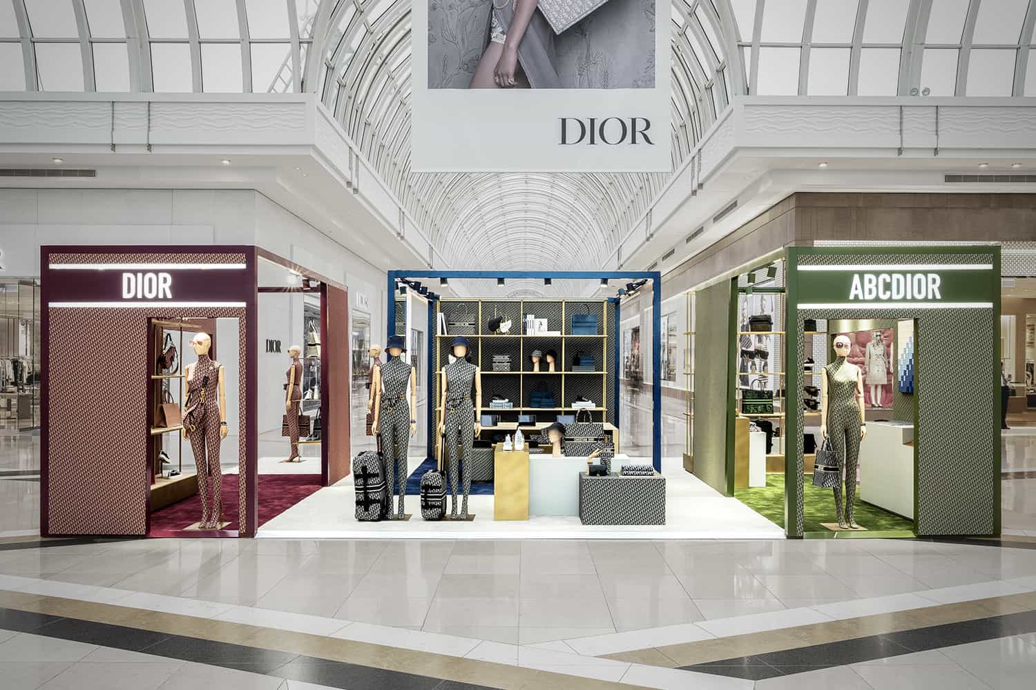 Dior pop up store image by Expocentric.com.au